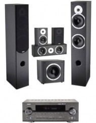 Аудио система 5.1 Akai AS008RA-6100 + Система тонколони SS014A-260, 220W RMS, Черни