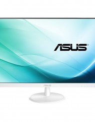 LED монитор IPS ASUS 27", Wide, Full HD, DVI-D, D-Sub, HDMI, Говорители, Бял, VC279H-W
