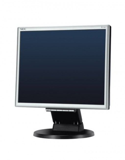 Монитор 17"(43.18) NEC LCD TN LED E171M, DVI,D-Sub,монитор, черен / сив, 5:4, 1000:1, 1280х1024, 1+1