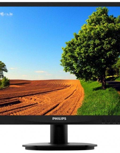 Монитор 19" (48.26 cm) Philips 19S4LSB5 (5:4) LED 5ms 20 000 000:1 250cd/m2 DVI (HDCP) TCO 6.0 черен