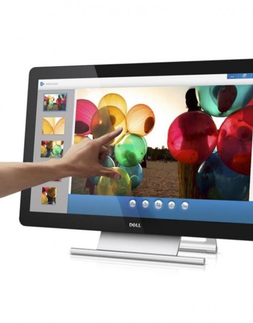 Монитор 23" (58.42 cm) DELL P2314T, сензорен мулти-тъч IPS панел, FULL HD LED, 8ms, 8 000 000:1, 270