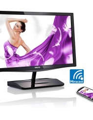 Монитор  23" Philips 239C4QHWAB IPS, 1920 x 1080 Full HD, HDMI, VGA, Вградени тонколони