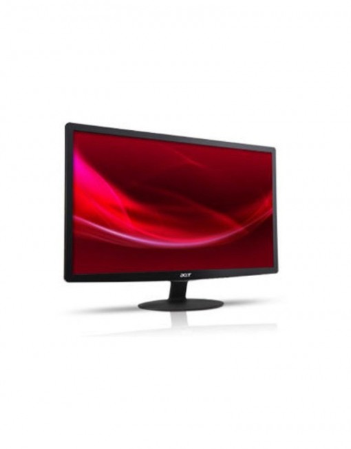 Монитор 24" (60.96 cm) ACER S240HLBID, FULL HD LED, 5ms, 100 000:1, 250cd/m2, HDMI, DVI, черен, 2г.