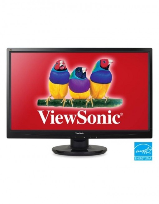 Монитор 24" (60.96 cm) ViewSonic VA2445M-LED, TN панел, Full HD, 5ms, 10 000 000:1, 250cd/m2, DVI