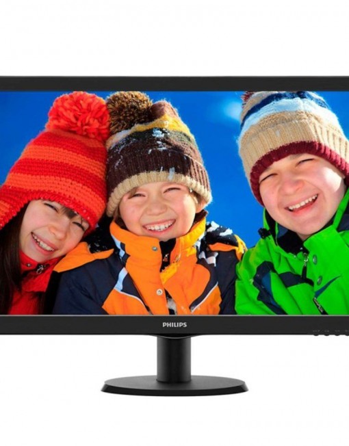 Монитор 27" (68.58cm) Philips 273V5QHAB, AMVA панел, FULL HD LED, 4ms, 10 000 000:1, 300cd/m2, HDMI