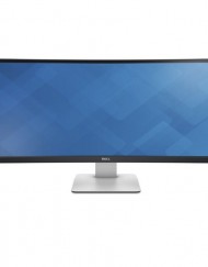 Монитор 34" (86.36 cm) Dell U3415W, IPS панел, QHD Curved LED, 5ms, 300cd/m2, 2 000 000:1, DisplayPo
