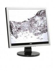 Монитор AOC E719SDA, 17" TN LED, 5ms, 20М:1 DCR, 250 cd/m2, 1280x1024, DVI, Speaker, Silver/Black