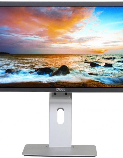 Монитор LCD IPS DELL 19.5", VGA, DVI-D, DisplayPort, USB, Черен, P2014H