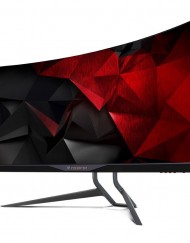 Монитор LED 34" Acer Predator X34 с извит екран LED, IPS, 3440 x 1440, 1 x Audio In, DisplayPort, HD