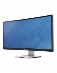 Монитор LED 34"  Dell U3415W с извит екран LED, IPS, 3440 x 1440, HDMI, MiniDisplayPort, 2 x Display