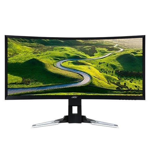 Монитор LED 35" Acer XZ350CU LED, VA, 2560 x 1080, DVI, MHL-HDMI цифров вход, DisplayPort, USB 3.0 U