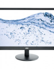 Монитор LED AOC 23.6", Wide, Full HD, 2 x HDMI, Черен, E2470SWHE