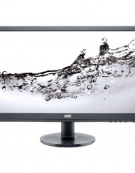 Монитор LED AOC 23" IPS, Wide, Full HD, HDMI, DVI, Говорители, Черен, i2360h