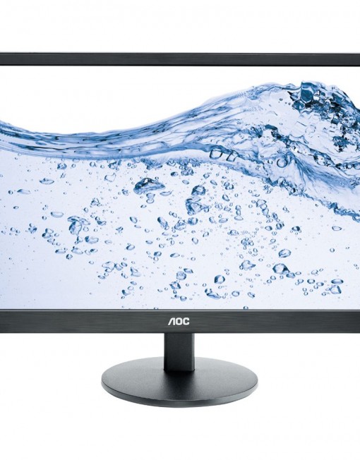 Монитор LED AOC 24", Wide, Full HD, DVI, Черен, E2470SWDA