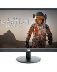 Монитор LED AOC 27", Wide, Full HD, HDMI, D-sub, Черен, E2770SHE