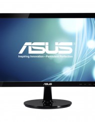 Монитор LED ASUS 19.5'', DVI, VGA, Vesa, Говорители, Черен, VS207T-P