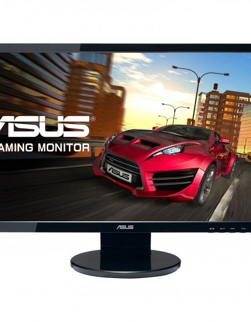 Монитор LED ASUS 24", Wide, Full HD, 1 ms, DVI-D, D-Sub, HDMI, Говорители, Черен, VE248HR