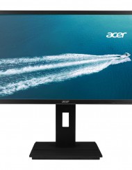 Монитор LED IPS Acer 23", Wide, Full HD, DVI, HDMI, VGA, Говорители, Тъмно сив, B236HLYMIDR