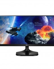 Монитор LED IPS LG 34", Ultra Wide, HDMI, DisplayPort, Черен, 34UM57-P