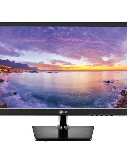 Монитор LED LG  23.5", Wide, DVI, VGA, Черен, 24M37D-B