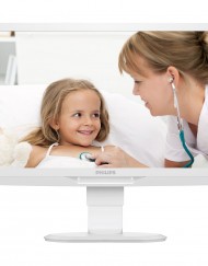 Монитор LED Philips 21.5", Wide, Full HD, USB, Бял, C221S3UCW/00