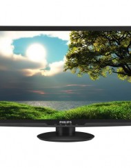 Монитор LED Philips 27", Wide, Full HD, DVI, HDMI, Говорители, Черен  273E3LHSB