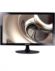 Монитор LED Samsung 24", Wide, Full HD, HDMI, VGA, Лъскаво-черен, LS24D300HS
