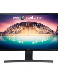 Монитор LED Samsung 27", Curvet, Full HD, VGA, HDMI, Черен, LS27E500CSZ