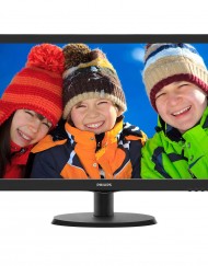 Монитор LED TN Philips 21.5", Wide, Full HD, HDMI, Черен, 223V5LHSB2/00