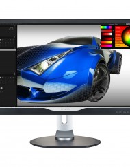 Монитор LED TN Philips 28", 4K2K, Ultra HD, DisplayPort, DVI, HDMI, MHL, 1 ms, Черен, 288P6LJEB