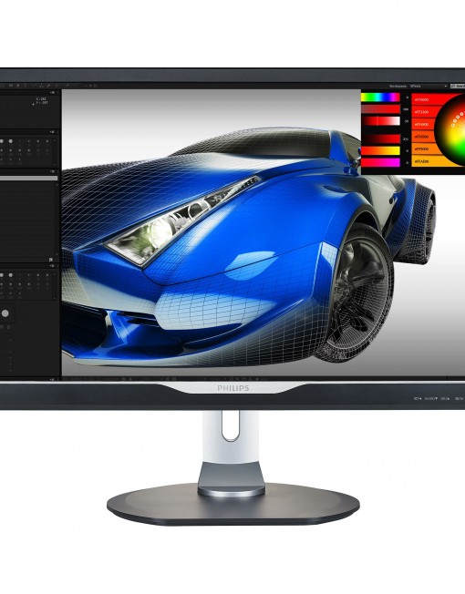 Монитор LED TN Philips 28", 4K2K, Ultra HD, DisplayPort, DVI, HDMI, MHL, 1 ms, Черен, 288P6LJEB