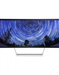 Монитор LED VA HP Envy 34c, 34", K1U85AA, WQHD, DisplayPort, 2 x HDMI, MHL, Черен/Сребрист