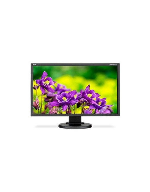 Монитор NEC MultiSync E243WMi, IPS, 23.8 inch, Wide, Full HD, DisplayPort, DVI-D, D-sub, Черен