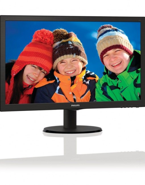 Монитор Philips 21.5" Slim LED 1920x1080 FullHD 16:9 5ms 200cd/m2 10 000 000:1, VESA, TCO, Piano bla