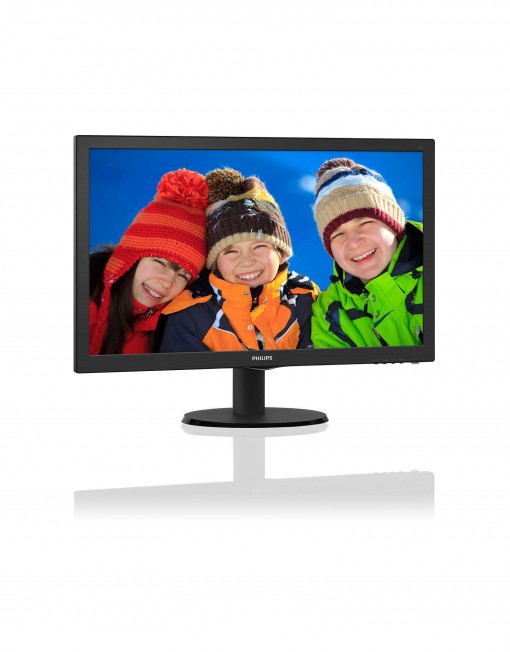 Монитор Philips 21.5" Slim LED 1920x1080 FullHD 16:9 5ms 200cd/m2 10 000 000:1 VGA; HDMI; TCO; Black