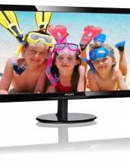 Монитор Philips 246V5LSB, 24" Wide TN LED, 5ms, 10M:1 DCR, 250 cd/m2, 1920x1080 FullHD, DVI, Black