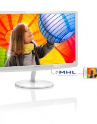 Монитор Philips 247E6EDAW, 23.6" Wide ADS-IPS LED, 5 ms, 20M:1 DCR, 250 cd/m2, 1920x1080 FullHD, DVI