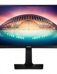 Монитор Samsung LED Curved, 27", HDMI, DVI, Черен, LS27E65KCS/EN