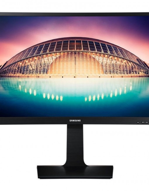 Монитор Samsung LED Curved, 27", HDMI, DVI, Черен, LS27E65KCS/EN