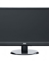 Монитор WLED 21.5" AOC E2250SWDAK WLED, TN, 1920 x 1080 Full HD, DVI, VGA, Вградени тонколони