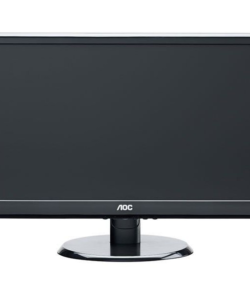 Монитор WLED 21.5" AOC E2250SWDAK WLED, TN, 1920 x 1080 Full HD, DVI, VGA, Вградени тонколони