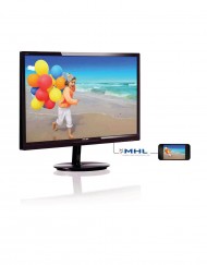 Монитор WLED 23.8" Philips 244E5QHAD WLED, IPS, 1920 x 1080 Full HD, Аудио жак, PC Аудио вход, VGA,