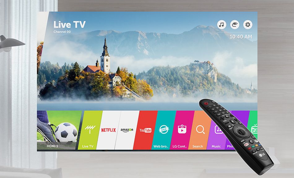 Телевизор LED Smart LG, 43`` (108 cм), 43UJ620V, 4K Ultra HD