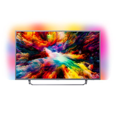 Телевизор LED Smart Android Philips, 55" (139 см), 55PUS7303/12, 4K Ultra HD