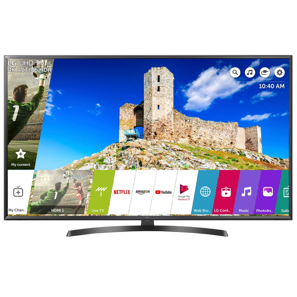 Телевизор LED Smart LG, 43" (108 см), 43UK6470PLC, 4K Ultra HD