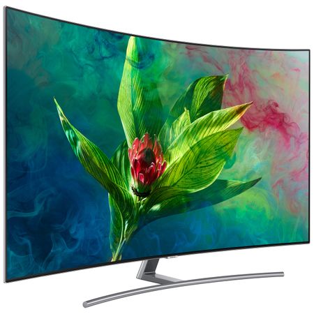 Телевизор QLED Smart Samsung, Извит, 55" (138 см), 55Q8CN, 4K Ultra HD 