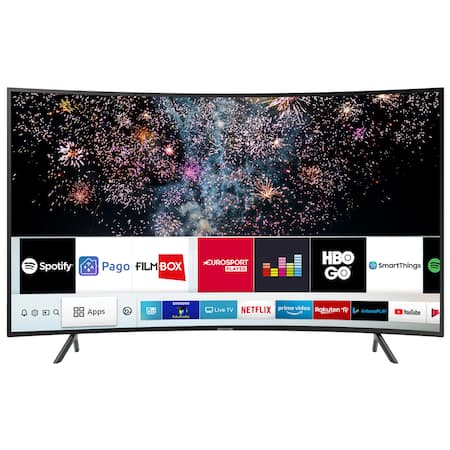 Телевизор LED Smart Samsung, 49" (123 см), Извит, 49RU7372, 4K Ultra HD