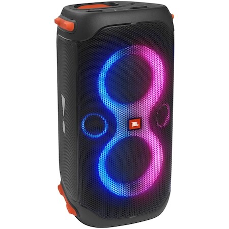 Преносима аудио система JBL Partybox 110, 160W, Original Pro Sound, Dynamic light, Bluetooth, USB, Батерия 12H, IPX4, Черен